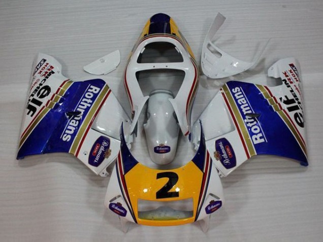 1994-1996 White Blue Yellow Honda NSR250 MC28 P4 Bike Fairing Kit Canada