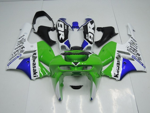 1994-1997 Green White Kawasaki ZX9R Motorcycle Fairings Kits Canada