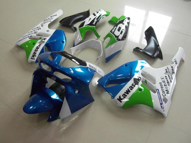 1994-1997 Light Blue White Kawasaki ZX9R Moto Fairings Canada