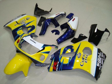 1996-2000 Yellow Corona Suzuki GSXR 600 Motorcycle Fairings Canada