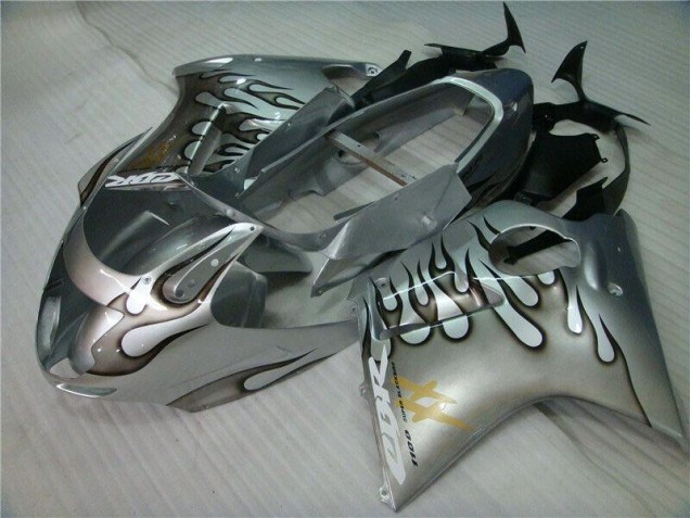 ABS 1996-2007 Flame Silver Grey Honda CBR1100XX Motorcycle Fairings Kits Canada