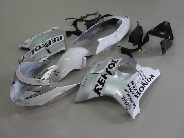 ABS 1996-2007 White Repsol Honda CBR1100XX Motorbike Fairings Canada