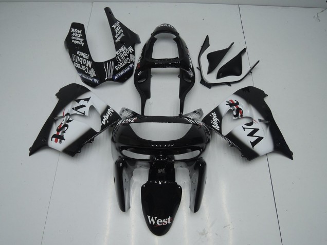 1998-1999 Black West Kawasaki ZX9R Bike Fairing Canada