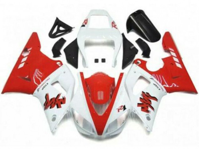 1998-1999 Red White Yamaha YZF R1 Moto Fairings Canada