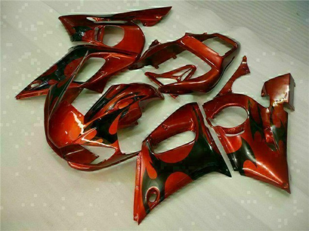 1998-2002 Brown Yamaha YZF R6 Bike Fairing Kit Canada