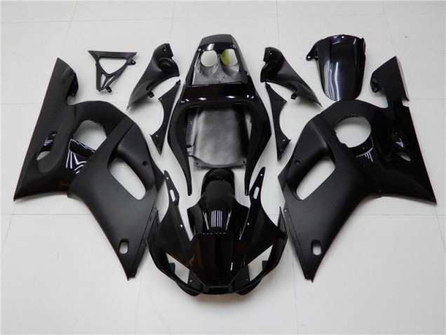 1998-2002 Glossy Matte Black Yamaha YZF R6 Moto Fairings Canada