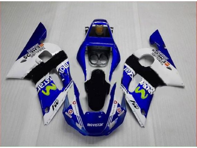 1998-2002 Blue Green White Yamaha YZF R6 Motorbike Fairing Canada