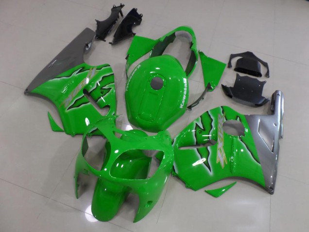 2000-2001 Green Flame Kawasaki ZX12R Bike Fairings Canada