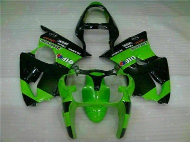 2000-2002 Green Kawasaki ZX6R Motorbike Fairing Kits Canada