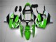 2000-2002 Green White Black Kawasaki ZX6R Bike Fairing Kit Canada