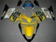 2001-2003 Yellow White Honda CBR600 F4i Moto Fairings Canada