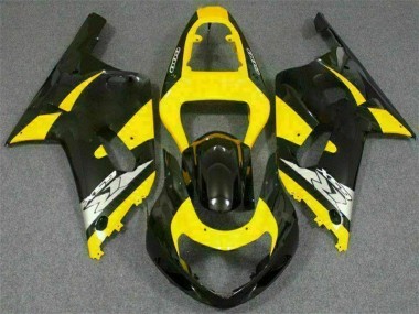 2001-2003 Yellow Black Suzuki GSXR 600/750 Motorcycle Replacement Fairings Canada