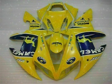 ABS 2002-2003 Yellow Yamaha YZF R1 Motorcycle Fairing Kit Canada