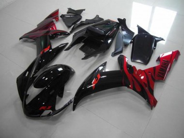 ABS 2002-2003 Black Flame Yamaha YZF R1 Motorcyle Fairings Canada