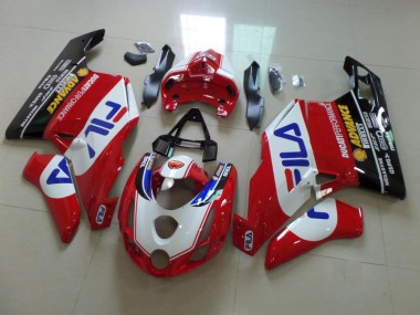 2003-2004 Red Fila Ducati 749 999 Bike Fairings Canada