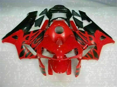 ABS 2003-2004 Red Black Honda CBR600RR Motorbike Fairing Kits & Bodywork Canada