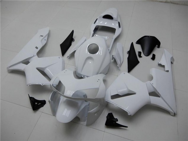 ABS 2003-2004 Glossy White Honda CBR600RR Motorcycle Fairings Kit Canada