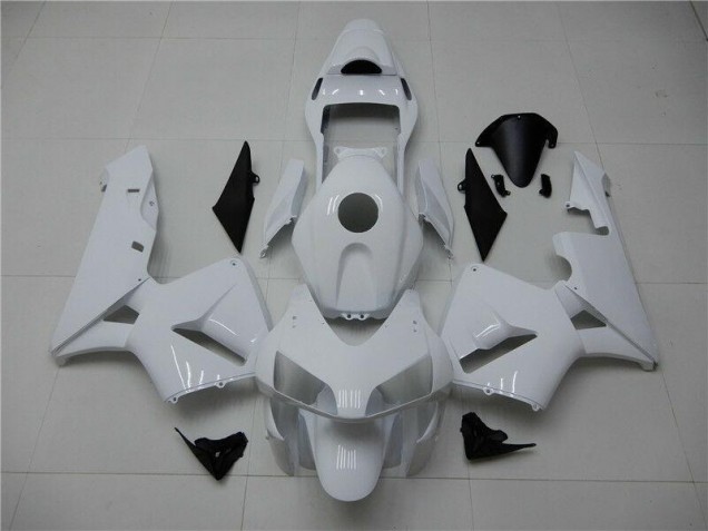 ABS 2003-2004 Glossy White Honda CBR600RR Motorcycle Fairings Kit Canada