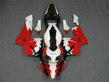 ABS 2003-2004 Red White Honda CBR600RR Replacement Motorcycle Fairings Canada