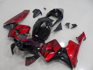 ABS 2003-2004 Black Candy Red Honda CBR600RR Motorcycle Fairing Canada