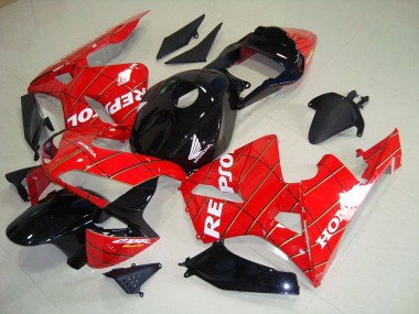 ABS 2003-2004 Black Spider Man Repsol Honda CBR600RR Motorcycle Fairing Kits Canada