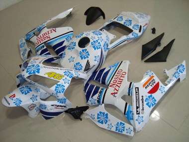 ABS 2003-2004 Nastro Azzurro Honda CBR600RR Motorcycle Fairings Kits Canada