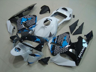 ABS 2003-2004 White Black Blue Honda CBR600RR Moto Fairings Canada