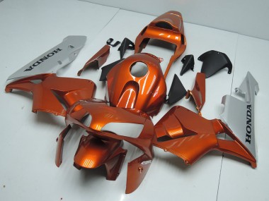 ABS 2003-2004 Orange Silver Honda CBR600RR Motorbike Fairing Canada