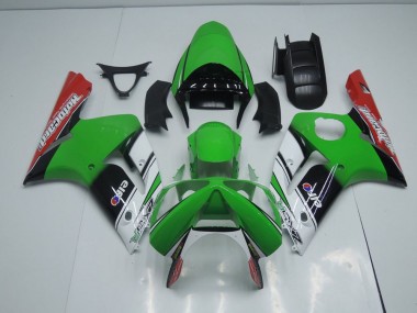 2003-2004 Green Motocard Kawasaki ZX6R Motorbike Fairings Canada