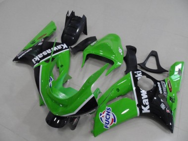 2003-2004 Green Fuchs Kawasaki ZX6R Motor Bike Fairings Canada