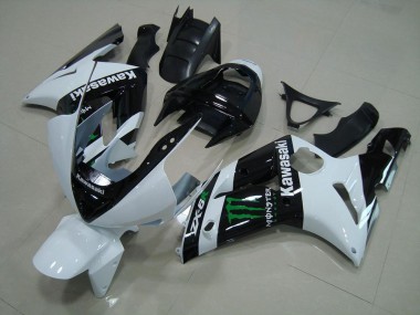 2003-2004 White Monster Kawasaki ZX6R Motorbike Fairing Kits Canada