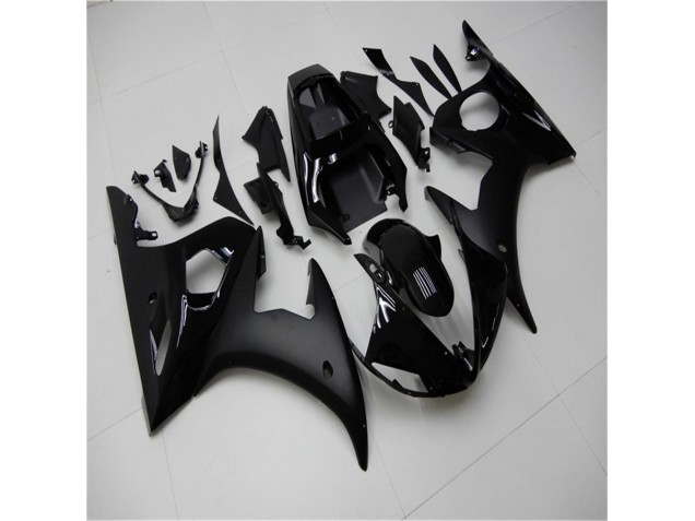 ABS 2003-2005 Glossy Matte Black Yamaha YZF R6 Motor Fairings Canada