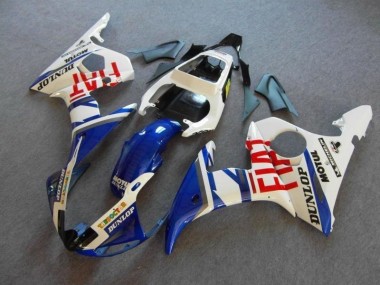 2003-2005 Blue White Fiat Yamaha YZF R6 Motor Bike Fairings Canada