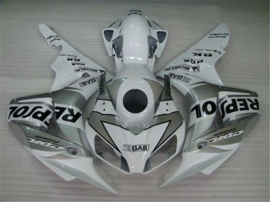 2004-2005 White Silver Black Repsol Honda CBR1000RR Replacement Fairings Canada