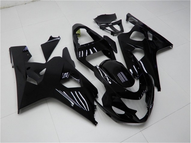 2004-2005 Glossy Black Suzuki GSXR 600/750 Bike Fairing Kit Canada