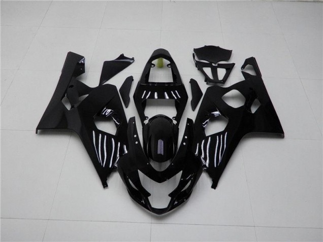 2004-2005 Glossy Black Suzuki GSXR 600/750 Bike Fairing Kit Canada