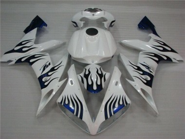 ABS 2004-2006 White Blue Flame Yamaha YZF R1 Replacement Fairings Canada