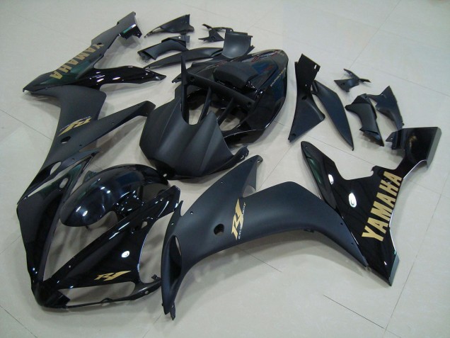 ABS 2004-2006 Black Matte Gold Yamaha YZF R1 Motorcycle Bodywork Canada