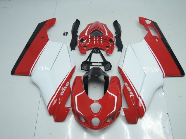 ABS 2005-2006 Red White Red Ducati 749 999 Replacement Motorcycle Fairings Canada