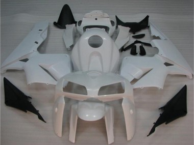 ABS 2005-2006 White Honda CBR600RR Bike Fairing Kit Canada