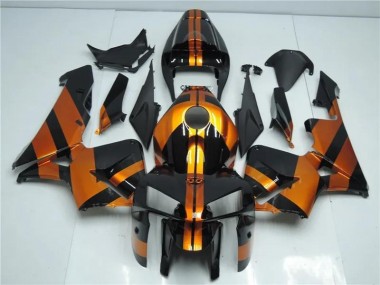 ABS 2005-2006 Orange Black Honda CBR600RR Motorcycle Fairing Kits Canada