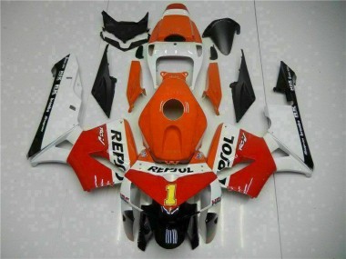 ABS 2005-2006 Orange Repsol Honda CBR600RR Bike Fairing Kit Canada