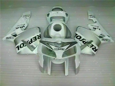 ABS 2005-2006 White Repsol Honda CBR600RR Motorbike Fairing Kits Canada