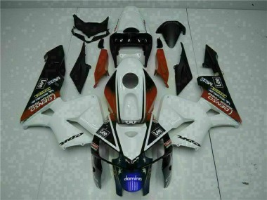 ABS 2005-2006 White Red Black Lee Honda CBR600RR Motorbike Fairing Canada