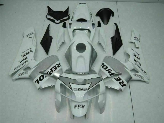 ABS 2005-2006 White Repsol Honda CBR600RR Bike Fairings & Bodywork Canada