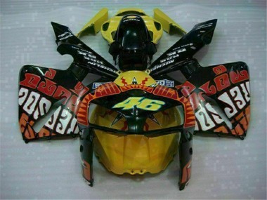 ABS 2005-2006 Black Red Yellow 46 Honda CBR600RR Motorcycle Fairing Canada