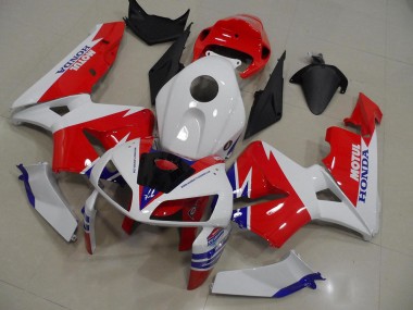 ABS 2005-2006 Red White Honda CBR600RR Motorcycle Fairing Kit Canada