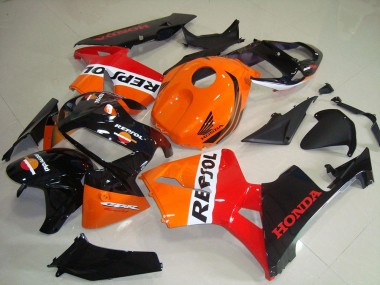 ABS 2005-2006 Repsol Honda CBR600RR Motorcycle Fairings Bodywork Canada