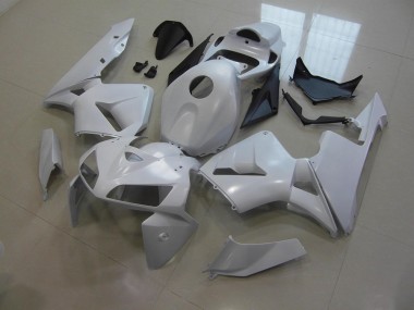 ABS 2005-2006 White Honda CBR600RR Motorcycle Fairings Kit Canada