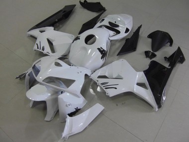 ABS 2005-2006 White with Special Decals Honda CBR600RR Motorcylce Fairings Canada